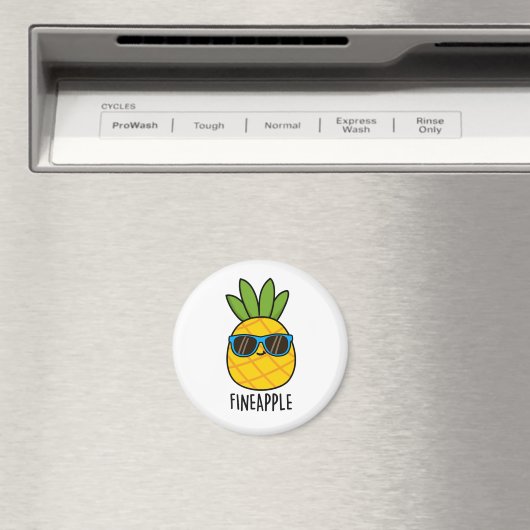 Fineapple Grappige Ananas Pun Magneet (Insitu (Vaatwasser))