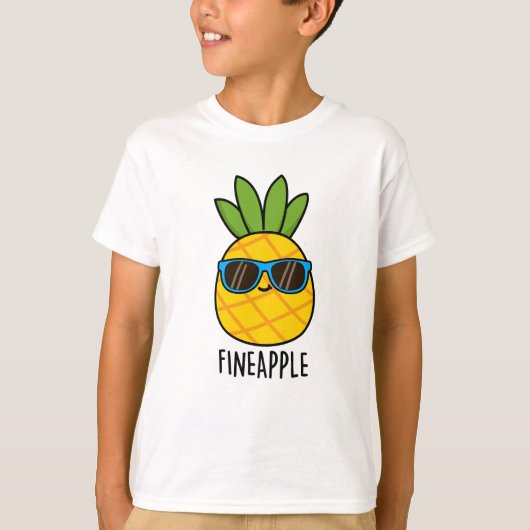 Fineapple Grappige Ananas Pun T-shirt (Voorkant)