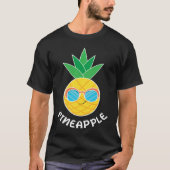 Fineapple Pineapple Eater Tropical Fruit Pineapple T-shirt (Voorkant)