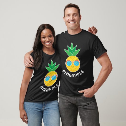 Fineapple Pineapple Eater Tropical Fruit Pineapple T-shirt (Unisex)