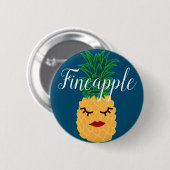 Fineapple Pineapple Ronde Button 5,7 Cm (Voorkant /achterkant)