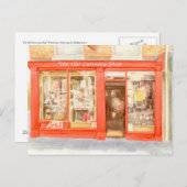 FineArt-Briefkaart - De oude nieuwsgierige winkel Briefkaart (Voorkant / Achterkant)