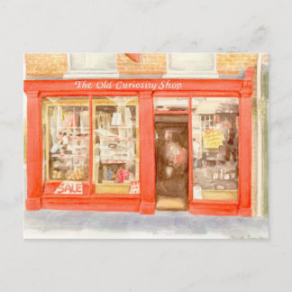 FineArt-Briefkaart - De oude nieuwsgierige winkel Briefkaart