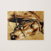 fineart F049 paard Legpuzzel (Horizontaal)