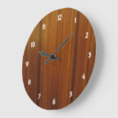 fineer-draaiknop van hout grote klok (Hoek)