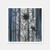 Fineline Flower Art Servet (Voorkant)