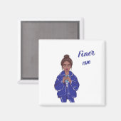 Finer 1920 magneet (Voorkant / Achterkant)