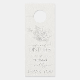 Finer Art verstoort de grijze kalligrafie niet Deurhanger