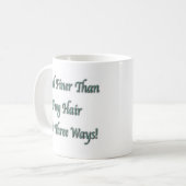 Finer dan kikkerhaar koffiemok (Voorkant links)