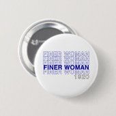 Finer Woman 1920 - Zeta Phi Beta Ronde Button 5,7 Cm (Voorkant /achterkant)