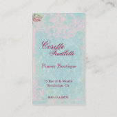 Finery and Frippery Visitekaartje (Achterkant)