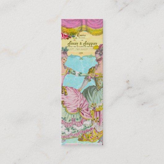 Finery en Frippery Visitekaartjes (Voorkant)