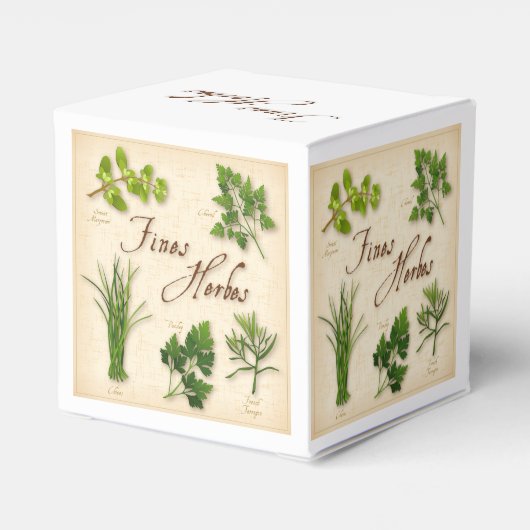 Fines Herbes Favor Box Bedankdoosjes (Achterkant)