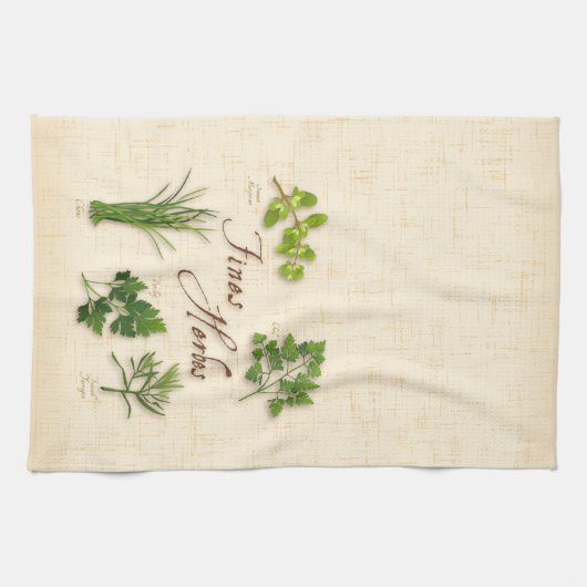 Fines Herbes Kitchen Towel Theedoek (Horizontaal)