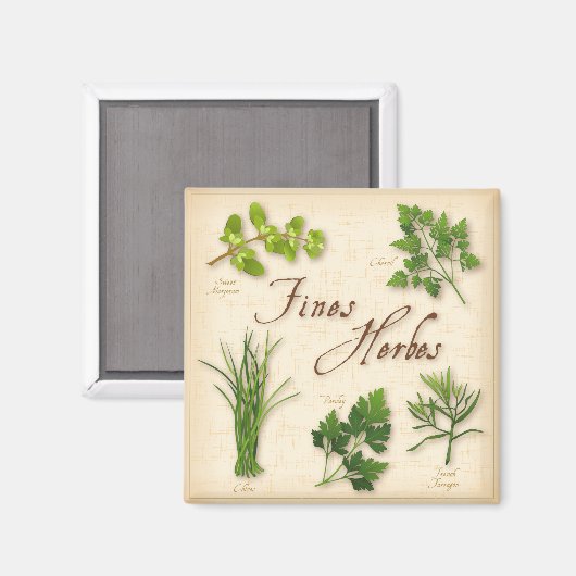 Fines Herbes Magnet (Voorkant / Achterkant)