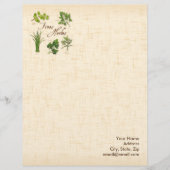 Fines Herbs Letterhead aanpassen Briefhoofd Sjabloon (Voorkant)