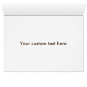 Fines Herbs Recipe Wenskaart (Binenzijde Horizontaal (Onderkant))