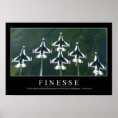Finesse: Inspirerend prijsopgave Poster (Voorkant)