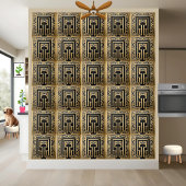 Finest Gold Zwart Blauw Stijlvolle Grieks Keramisc Tegeltje