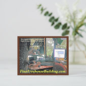 FineTreehouseBuilding Regal Road desk - Briefkaart (Staand voorkant)