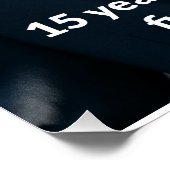 Finfluencer Baby - 15 jaar financiële wijsheid Perfect Poster (Hoek)