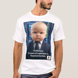 Finfluencer Baby - 15 jaar financiële wijsheid T-shirt