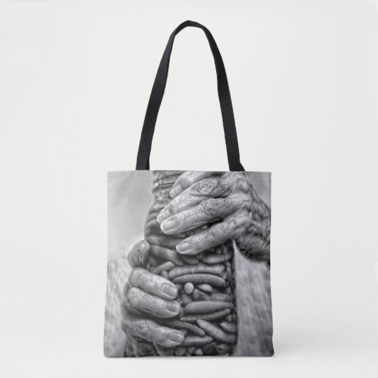 Finger Beans Grocery Bag Tote Bag (Voorkant)