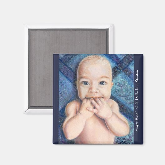 "Finger Food" magneet (Voorkant / Achterkant)