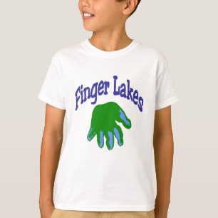 Finger Lake Cartoon T-shirt