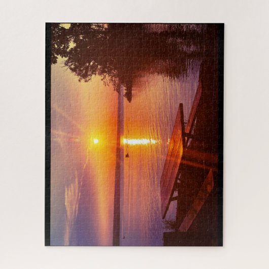 FINGER LAKES CAYUGA LAKE JIGSAW PUZZLE LEGPUZZEL (Verticaal)