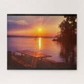FINGER LAKES CAYUGA LAKE JIGSAW PUZZLE LEGPUZZEL (Horizontaal)