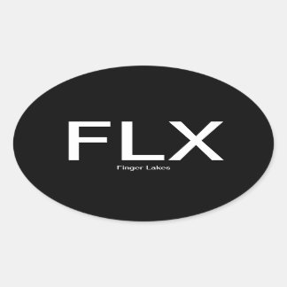 Finger Lakes FLX Ovaal Bumpersticker Ovale Sticker