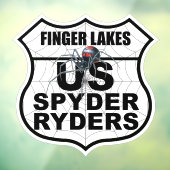 Finger Lakes-hoofdstuk - Decal-hoofdstuklogo Raamsticker (Vel 3)