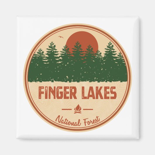 Finger Lakes National Forest Magneet (Voorkant)