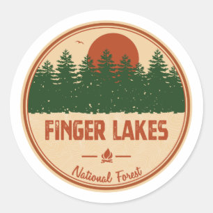 Finger Lakes National Forest Ronde Sticker