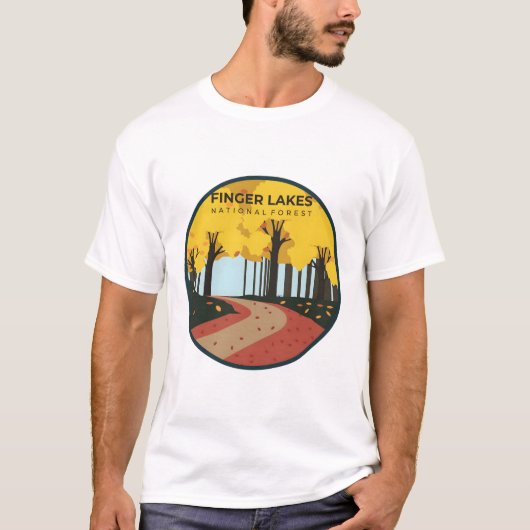 Finger Lakes National Forest T-shirt (Voorkant)