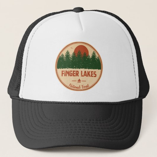 Finger Lakes National Forest Trucker Pet (Voorkant)