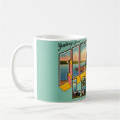 Finger Lakes New York Begroetingsmok Koffiemok (Links)