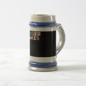 Finger Lakes New York Colorful Vacation giften Bierpul (Voorkant rechts)