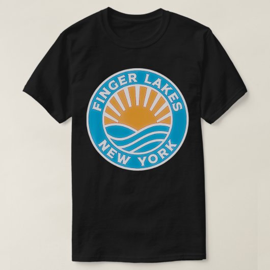 Finger Lakes New York Finger Lakes T-shirt (Design voorkant)