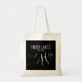 Finger Lakes New York Pullover Hoodie Tote Bag (Voorkant)