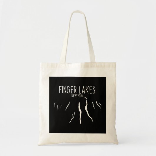Finger Lakes New York Pullover Hoodie Tote Bag (Voorkant)