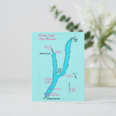 Finger Lakes wijn ansichtkaart Briefkaart (Staand voorkant)