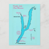 Finger Lakes wijn ansichtkaart Briefkaart (Voorkant)