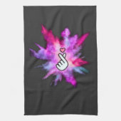 Finger Love Sign Theedoek (Verticaal)