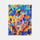 finger paint smudges original art painting  fleece deken (Voorkant)