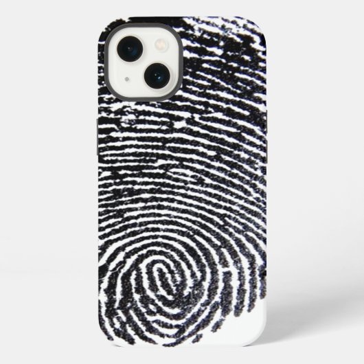 Finger Print iPhone Hoesje (Achterkant)