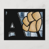 Fingeralphabet A Briefkaart (Voorkant)