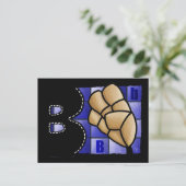 Fingeralphabet B Briefkaart (Staand voorkant)