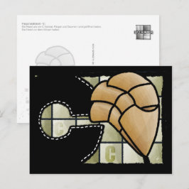 Fingeralphabet C Briefkaart